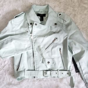 Forever 21 moto faux leather jacket